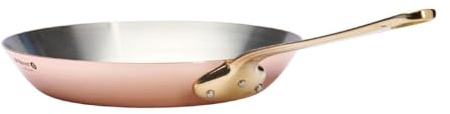 de Buyer - Bratpfanne aus Kupfer INOCUIVRE mit Messinggriff - 24 cm - 6450.24