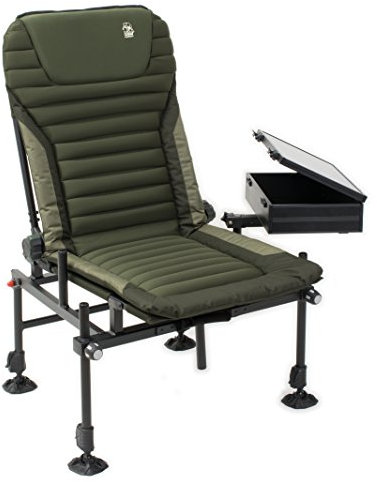 Behr Unisex – Erwachsene Karpfenliegen-9119745 Karpfenliege, Grau, One Size