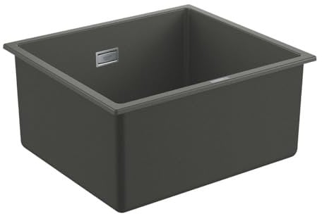 Grohe K700 Unterbau Kompositspüle Waschbecken, Küche, 31654AP0 Grau (Granite Gray) 45.7 x 40.6 cm