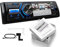 JVC KD-X561DBT 1-DIN DAB Media Receiver mit Farbdisplay für Rückfahrkamera inklusive DAB Antenne für Nissan Pixo UA0 2006-2013 Silber