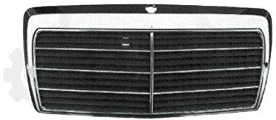 Diederichs Metall Kühlergitter Auto Kühlergitter Grill vorne für W124 Bj. 07.93-06.95 Schwarz