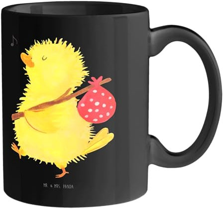Mr. & Mrs. Panda Tasse Küken Wander - Ostergeschenke, Osterdeko, Geschenk, Kaffeetassen, Zeitmanagement, Kaffeebecher, Geschenke zu Ostern, Ostern,