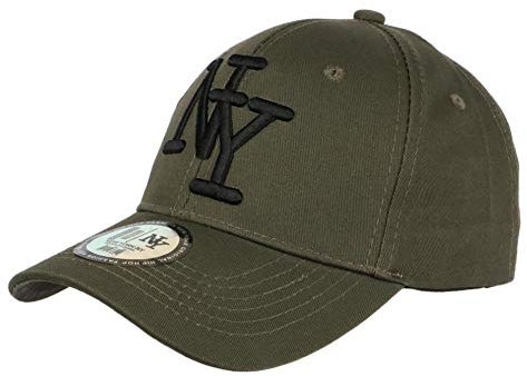 NY Baseball-Kappe, grün, modisch, Motiv: Stazky, Größe: Einheitsgröße – Farbe: Grün – Herren, grün, Einheitsgröße
