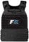 Force Fitness - Weighted Vest - Ultra-durable and Adjustable Straps - Includes Steel Weight Plates, Improves Workouts from Home or Gym (10kg, Black)
