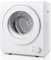 ROVSUN - Secadora de ropa portátil de 110 V, secadora de alta gama con tina de acero inoxidable y perilla de control simple para departamento, recámara, 850 W, color blanco