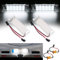 Beneges 2 Stücke Fehlerfrei Xenon Lampe Weiß LED Kennzeichenleuchte Kompatibel mit 2005-2011 Adam Zafira B, 2004-2009 Astra H, 2006-2011 Corsa D，2008-2013 Insignia Hintere Kennzeichenleuchten