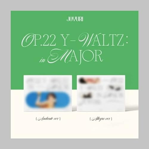 IZ*ONE Jo Yuri OP.22 Y-Waltz: in Major 1st Mini Album 2 | 72p Photobook + 4p Titel Notenblatt + 1p Postkarte + 1 Aufkleber + 1p Photocard + 1p Message Card + 1 Lesezeichen + Tracking Sealed