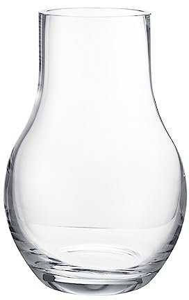 Georg Jensen Cafu Vase aus Klarglas - Mundgeblasener Luxuriöser Dekorativer Blumenhalter - Entworfen von Holmbäck & Nordentoft - Mittel