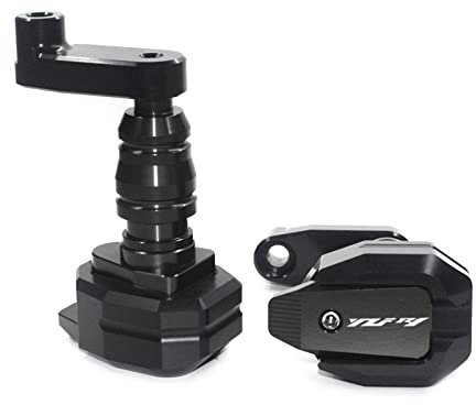 APLUZ Für Yamaha Für YZF R1 2004-2008 Rahmen Slider Crash Pads Motorschutzfolie Motorrad Zubehör Für YZFR1 Für YZF-R1 2005 2006 2007 Sturzpad (Farbe : Weiß)