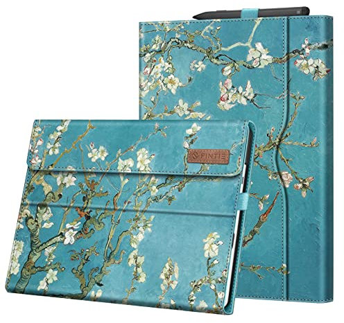 FINTIE Schutzhülle für Microsoft Surface Pro 9 / Pro 9 5G (2022) 13 Zoll (2022) – Multi-Winkel-Betrachtung Portfolio Business Cover mit Tasche und Stylus-Halter, kompatibel mit Type Cover Tastatur,