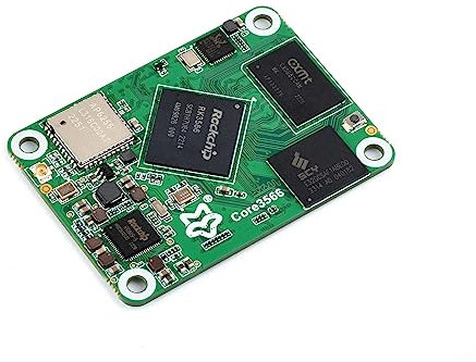 Waveshare Core3566 Module Compatible with Raspberry Pi CM4, Rockchip RK3566 Quad-core Processor, with 4GB RAM, with 32GB eMMC,with Wireless,Suitable for Embedded Applications