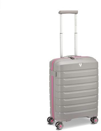 RONCATO B-FLYING NEON TROLLEY CABINA - 4 ruote, 55/20 cm, GRIGIO