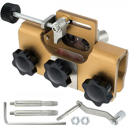 GCCSSBXF Hand Crank Chainsaw Sharpeners - Portable Timberline Chain Sharpener Kit for Electric & Chain Saws - Manual Chain Sharpening Jig