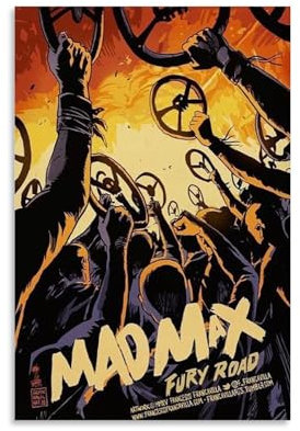 LAHTI Mad Max Fury Road Poster, dekoratives Gemälde, Leinwand-Wandposter und Kunstdruck, modernes Familienschlafzimmer-Dekor-Poster, 20 x 30 cm