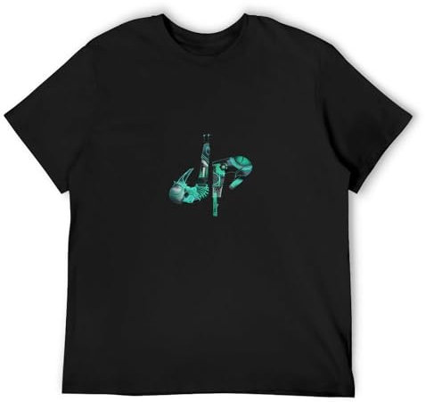 Dude Basketball Perfect Symbol Men's Cotton T-Shirt Black Shirt Top Tee XL