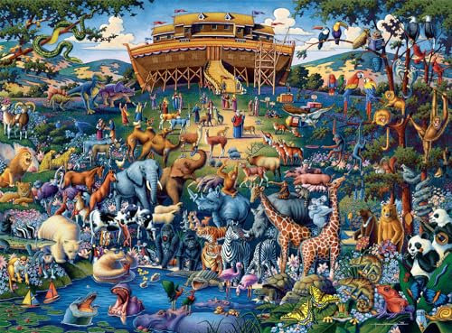 Buffalo Games - Dowdle – Arche Noah – 1000-teiliges Puzzle für Erwachsene, herausforderndes Puzzle, perfekt für Spieleabende – fertige Größe 26,75 x 19,75