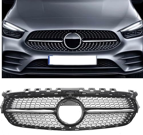 LUISAS Griglia Anteriore Dell'Auto per Mercedes Benz W247 Classe B 2020-2022 B250,Griglia Paraurti Anteriore Griglia Radiatore Paraurti Anteriore Griglia del