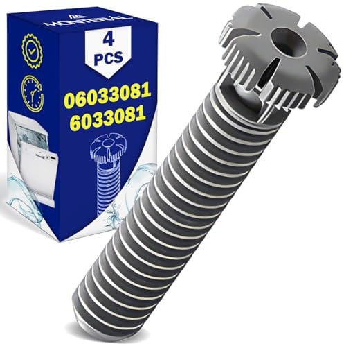 4 Pièces Pieds pour Lave Vaisselle avec Code Original 6033081 06033081 pour Miele G1xxx–G7xxx - Garantie de 10 Ans - MONTERAL