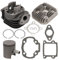Attisfiera Kit cilindro 50cc ghisa per MBK Booster Testata Pistone Bi-segmenti Tipo Origine Bw's Spirit Stunt Slider Rocket Next Minarelli Vertical tutti i modelli prima e dopo il 2004