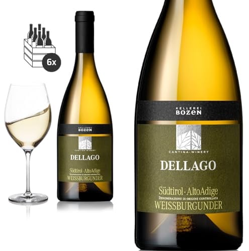 6er Karton 2023 Dellago Weißburgunder DOC Südtirol von Kellerei Bozen/Gries - Weißwein