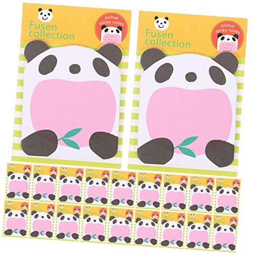 EXCEART 20 Stücke Kawaii Panda Briefpapier Hinweis Aufkleber Selbst-adhesive Memo Pad Für Schule Büro Hause