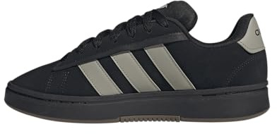 adidas Men's Grand Court Alpha Shoes, Black/Putty Beige/Gum, 5 UK