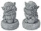 1st Heaven Chinesische Löwen Paar, Fu Hunde, Asiatische Wächterlöwen, Löwen Statue, Feng Shui Löwen für Glück, Wohlstand und Erfolg