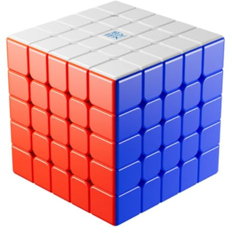 Bukefuno MoYu Aochuang V6 DoubleTrack UV 5x5 Magic Cube Puzzle Magnetic Moyu Aochuang WRM V6 112 Magnete, 2Track UV Magic Cloth Stickerless 5x5x5 Cube Speed