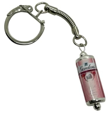Pink Gin and Tonic Can Keyring - Mixed Up Dolly