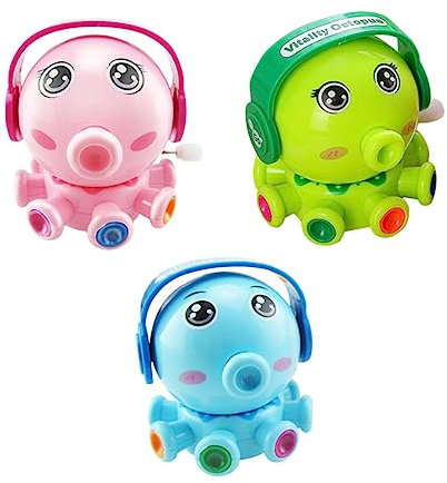 BESTonZON 3er Set Kreatives Octopus Lustiges Drehspielzeug Für Und Babys Zufälligen Farben Ideales Für Die Frühkindliche Entwicklung