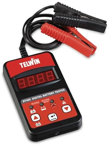 Tester con pantalla digital para baterías DT400