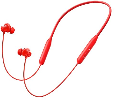 OnePlus Bullets Wireless Z3 - Auricolari Bluetooth 5, audio spaziale, driver da 12,4 mm, durata della batteria 36 ore (Samba Sunset)