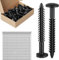 Tornillos Para Persianas | Clavijas de Presión de 8 cm para Mosquiteras,Juego De Tornillos Para Profesionales Constructores Usuarios Domésticos Para Puertas Bordes Cerraduras Topes