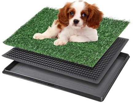 Inodoro cesped para Perros con Bandeja recolectora 40 x 50 cm