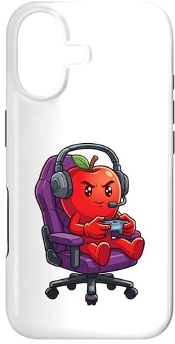 Gamer Red Apple Fauteuil de Gaming Violet Coque pour iPhone 17