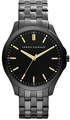 Armani Exchange Watch For Men, Quartz Three hand movement and 45mm Case Size with Stainless steel strap