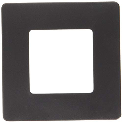 Zenitech - Plaque de Finition Venus - Compatible avec Mécanisme d'appareillage Électrique - Installation Facile sans Vis Apparentes - Clipsage Simple et Rapide - Noir