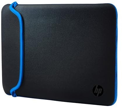HP Housse de Protection Réversible pour Ordinateur Portable 15,6 (Néoprène) - Noir/Bleu