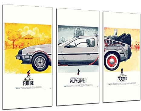 Wandbild - Bild Zurück in die Zukunft, Cinema, 97 x 62 cm, Holzdruck - XXL Format - Kunstdruck, 26343