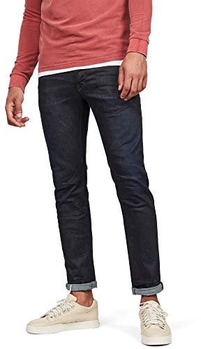 G-Star Para Hombre Jeans D-Staq 5-Pocket Slim, Azul (dk aged D06761-7209-89), 33W / 30L