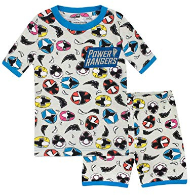 Power Rangers - Ensemble De Pyjamas - Ninja Steel - Garçon - Bien Ajusté