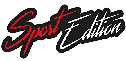 1 x Aufkleber Sport Edition Special Font Schriftzug Tuning Power Turbo Sticker