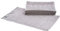 Carenesse 6er Gästehandtücher Set 30 x 50 cm grau I Premium Hotelqualität 100% Baumwolle Öko-Tex 100 I Handtuch Set Waffelmuster & Bordüre I Frottee Handtücher fusselfrei/saugstark/weich