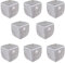 Tiazza 8Pcs Galvanized Tool Box Corner Protectors Aluminum Box Angle Guard Metal Wrap Angle