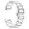 BINLUN Ersatz Armband Edelstahl Keramik Armband Poliert 12mm /14mm /18mm /20mm /22mm mit Butterfly Schnalle