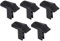 Cafopgrill Ladder Switch, 5Pcs Telescopic Ladder Switch Lift Ladder Universal Switch Replacement Accessories, Rod Lengh 2.4cm / 0.9in