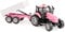 Van Manen Kids Globe Traffic Tractor with Trailer Die Cast (with Light and Sound, Pink) 510241