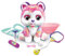 VTech 80-529765 Rainbow, Mon Chiot Bobo, Peluche Interactive à Soigner, Jouer au vétérinaire - Version FR, Multicolore
