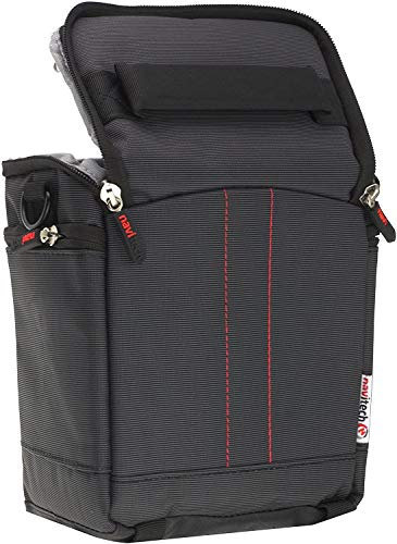 Navitech Black Portable Binocular Shoulder Bag - Compatible with The Bushnell H2O 8 x 42 Binocular