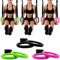C.P.Sports Cross-Training Turnringe, Trainingsringe, bunt, Ringe Gymnastikringe, Gurtbänder 4m lang verstellbar - belastbar bis 200kg - grün